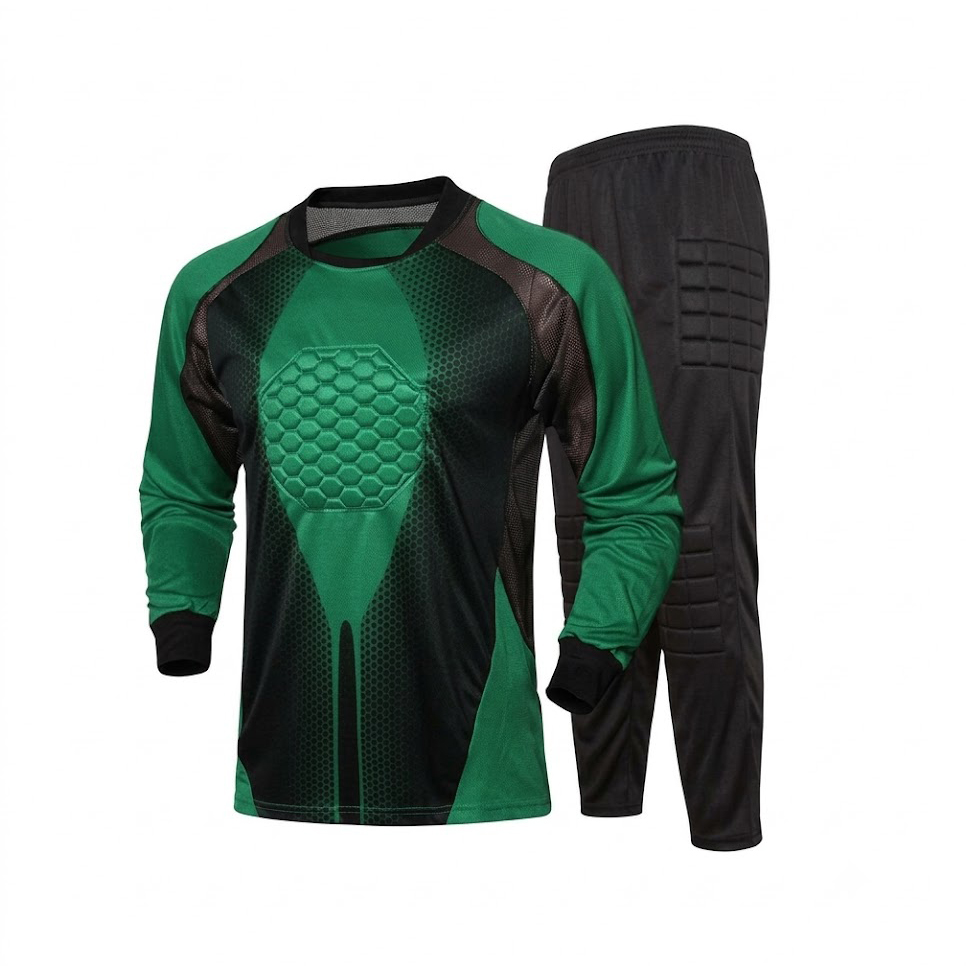 Padded Goalkeeper Uniform for Enhanced Protection and Comfort