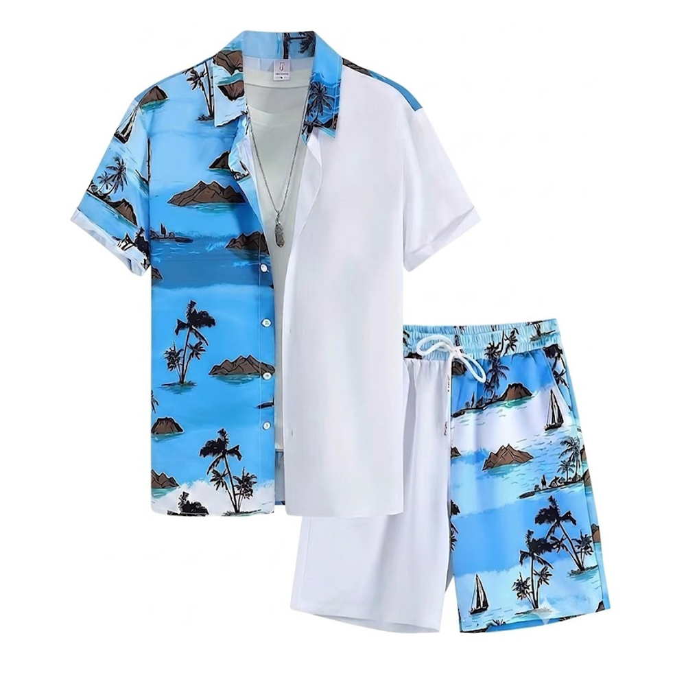 Lightweight Beach Printed Set for Casual Summer Outfits